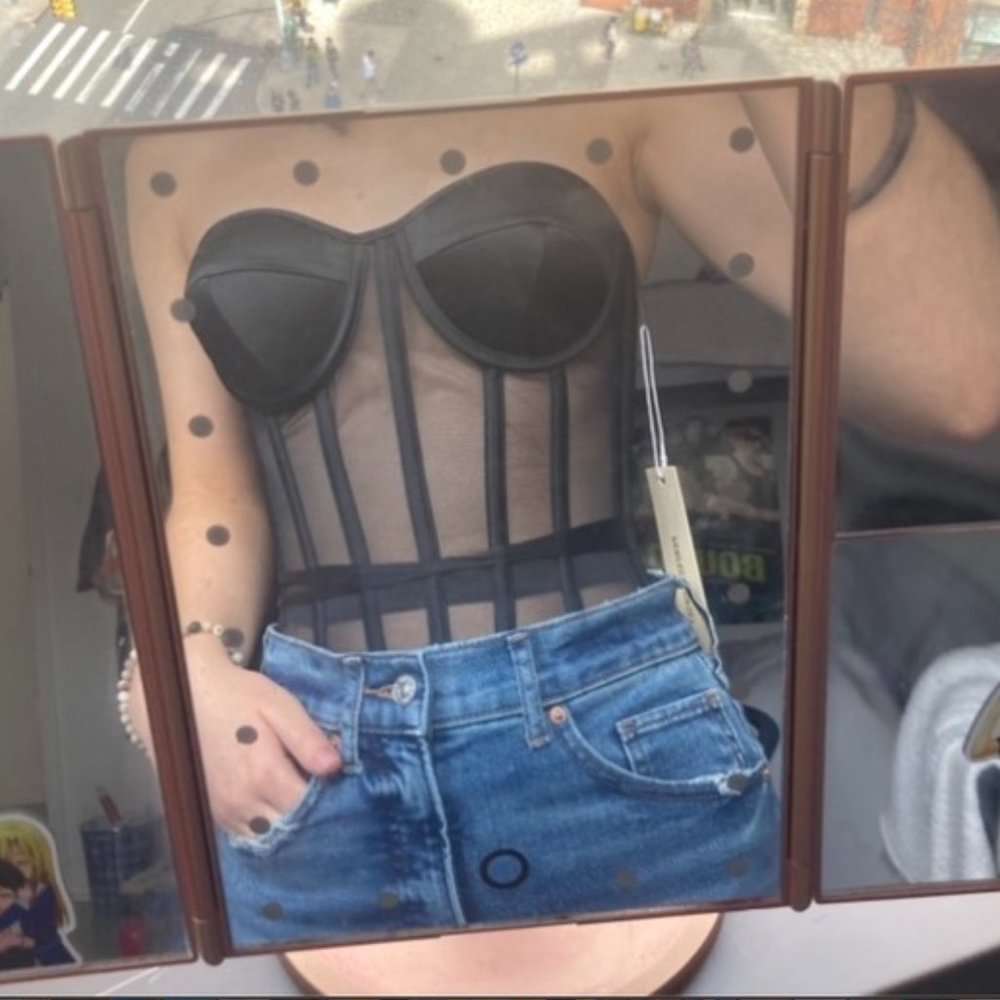 Urban Outfitters - Black Corset, XS